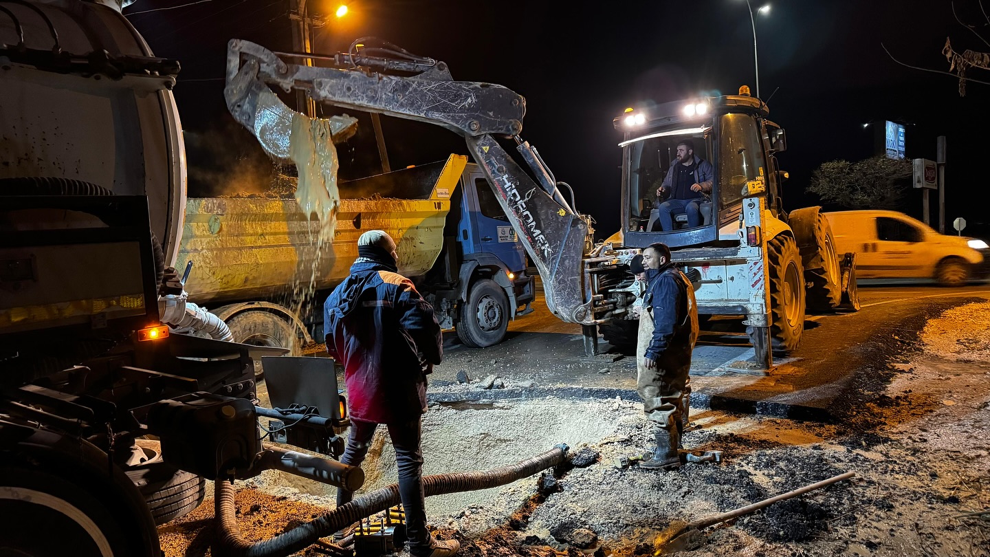 Bolvadin Belediyesinden Gece Müdahalesi! 2