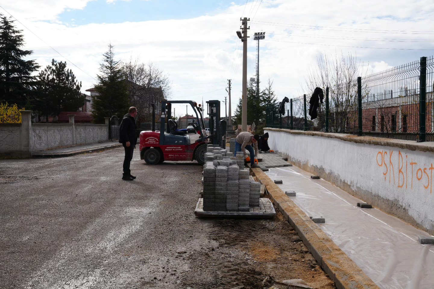 Bolvadi̇n’de Kaldirim Çalişmasi 2