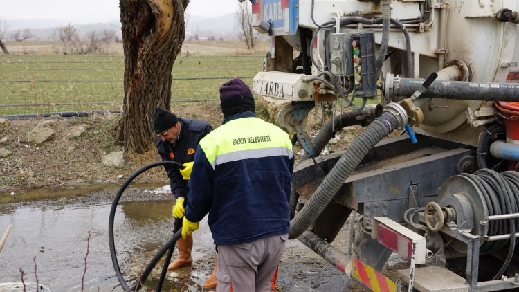 Şuhut’ta Vidanjör Ekipleri Sahada 2