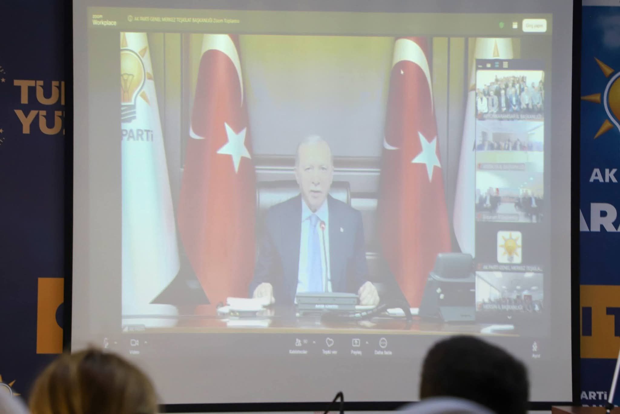 Ak Parti̇ Teşki̇lati Bayramlaşma Programinda Buluştu (1)