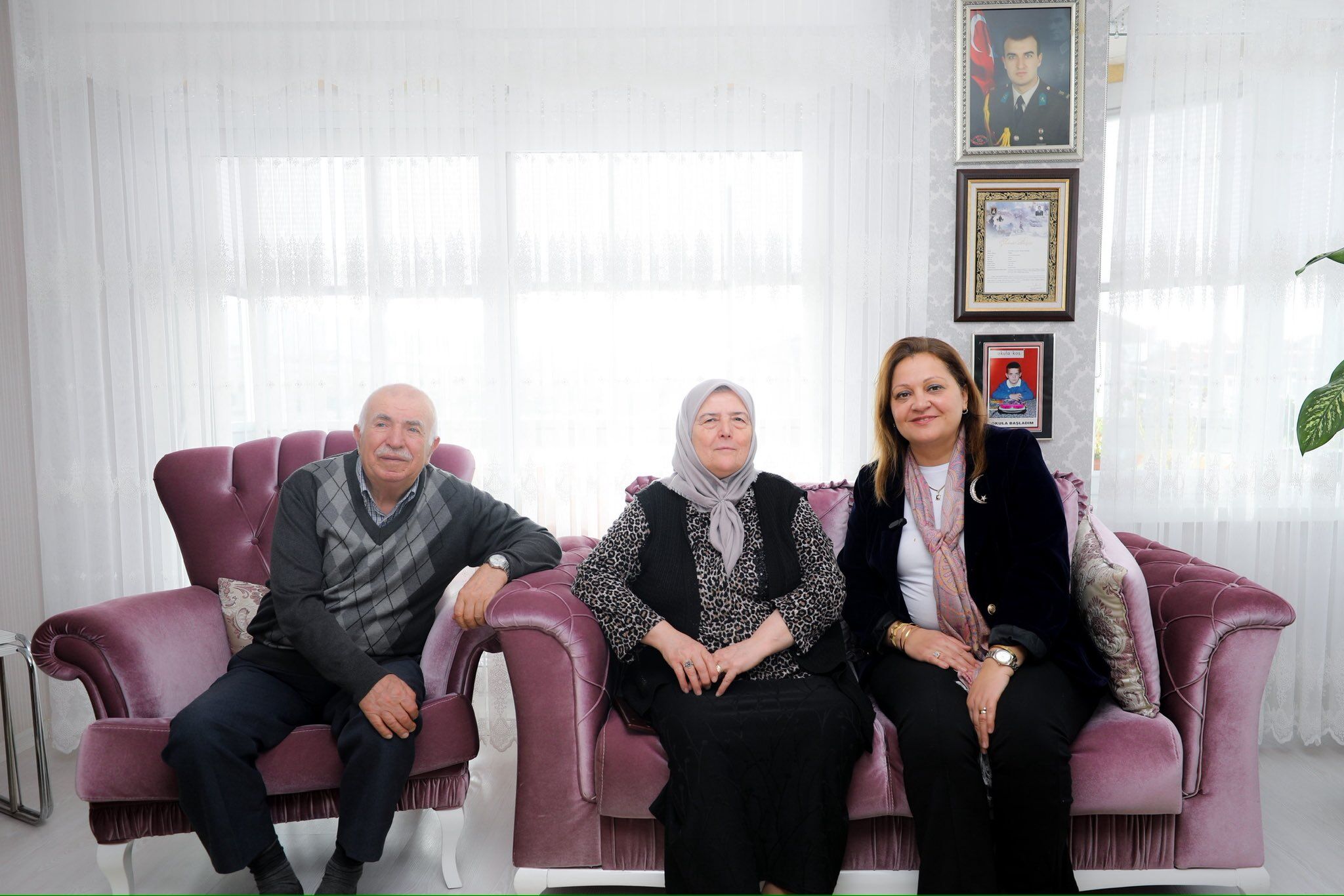 Başkan Köksal’dan Şehi̇t Ai̇lesi̇ne Zi̇yaret (2)