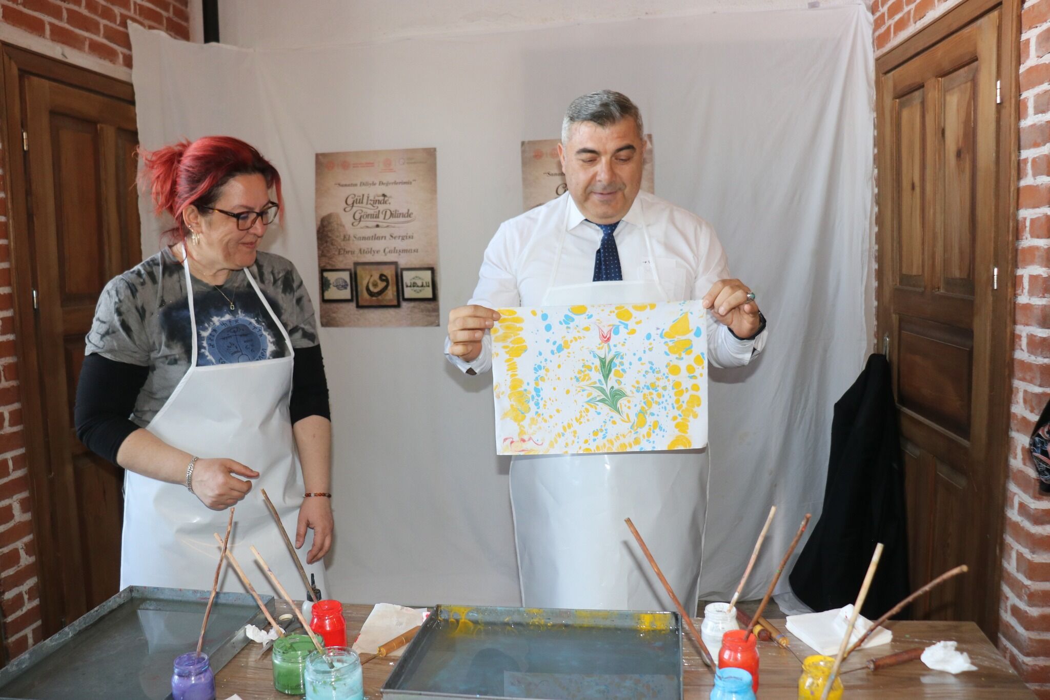 Gül İzi̇nde, Gönül Di̇li̇nde Sergi̇si̇ Açildi (5)