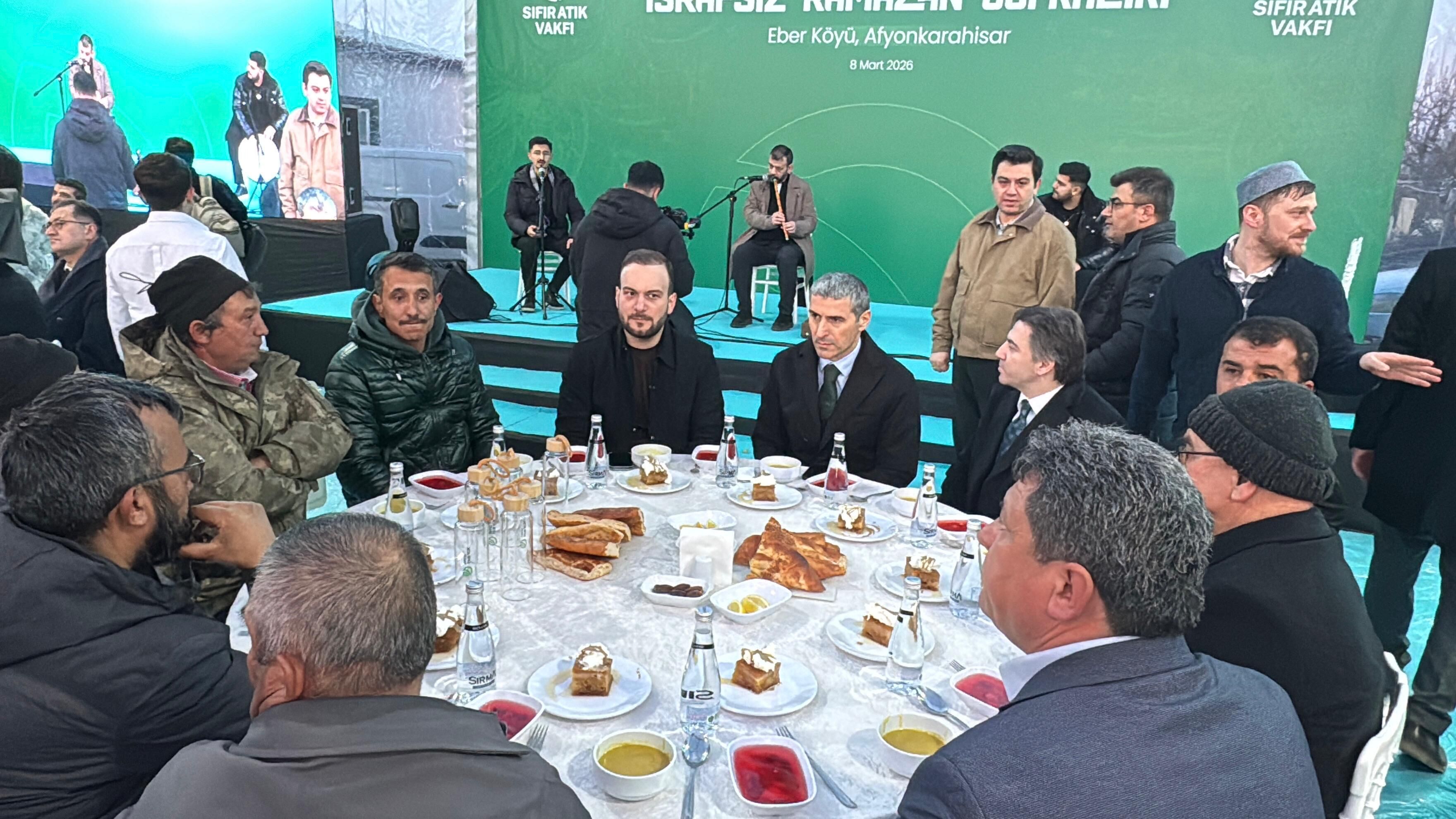 “İsrafsiz Ramazan Sofralari” Eber Köyü’nde Kuruldu (4)