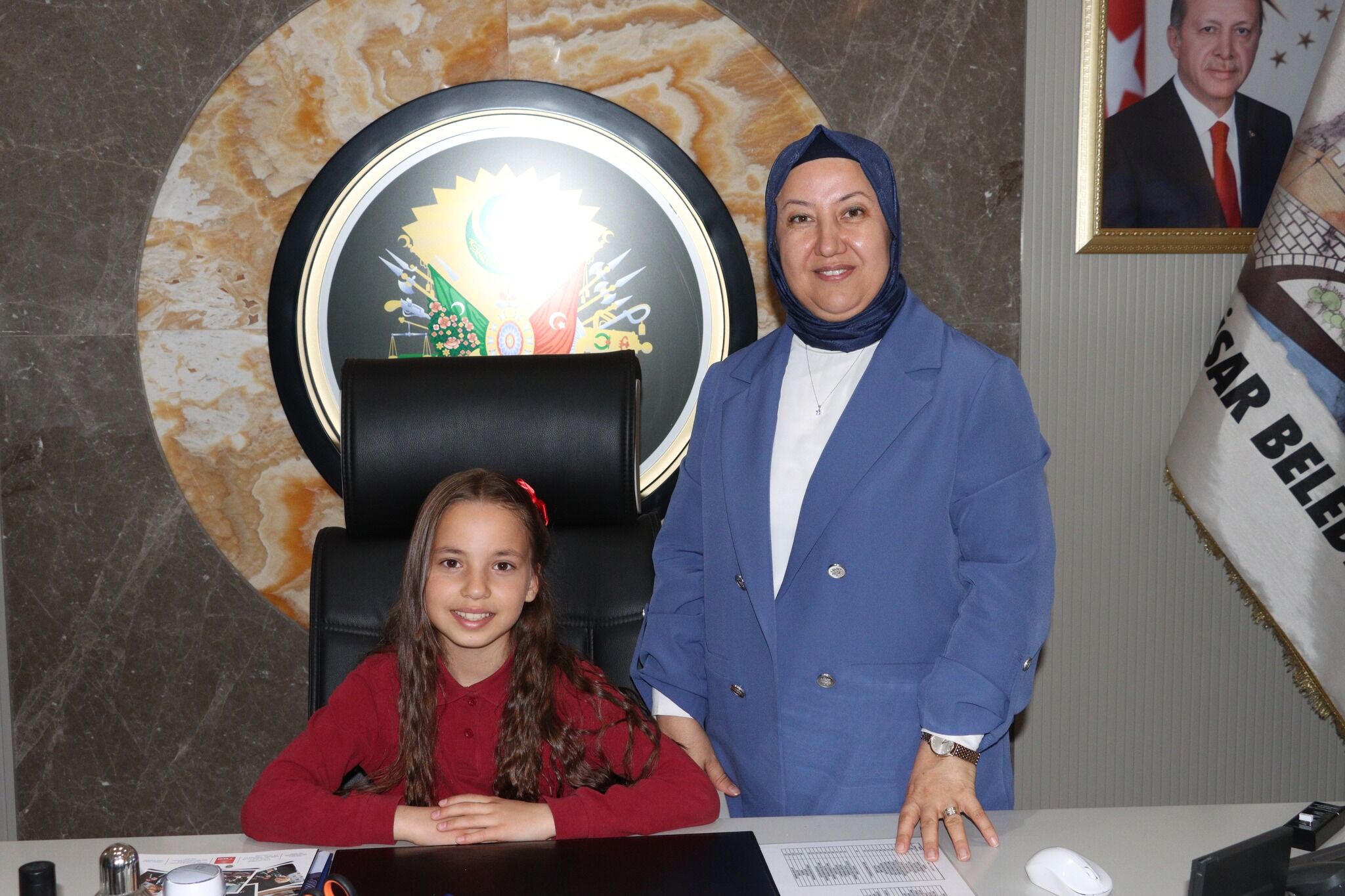 Başkan Kilinçarslan Koltuğunu Çocuklara Devretti̇ (3)