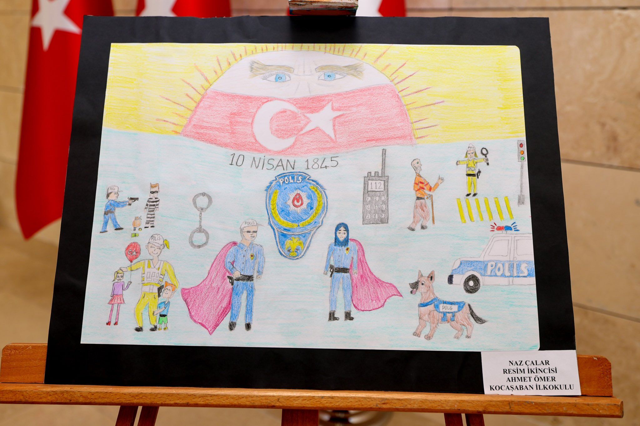 Poli̇s Haftasi Kapsaminda Dereceye Gi̇ren Öğrenci̇ler Ödüllendi̇ri̇ldi̇ (1)