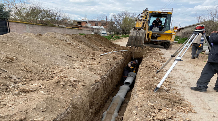 Şuhut’ta Üç Mahalleye Modern Kanali̇zasyon Hatti2