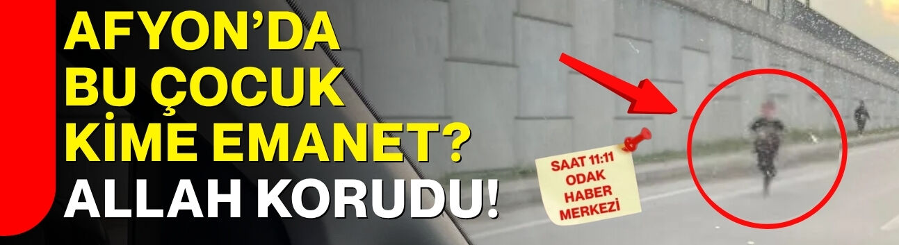 Afyon’da bu çocuk kime emanet? Allah korudu!