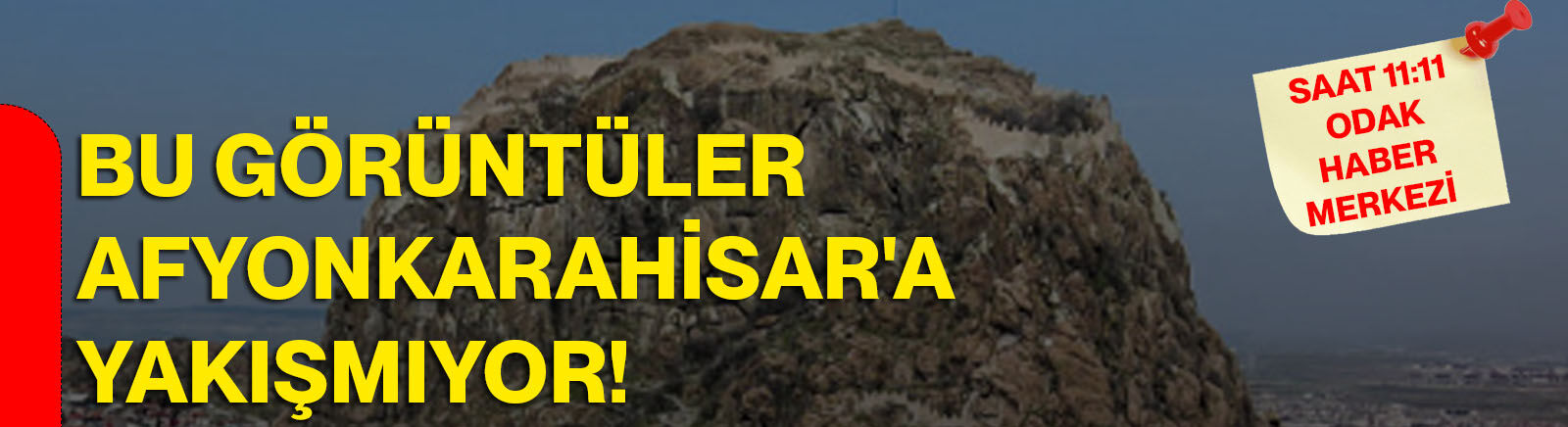 Bu görüntüler Afyonkarahisar'a yakışmıyor!