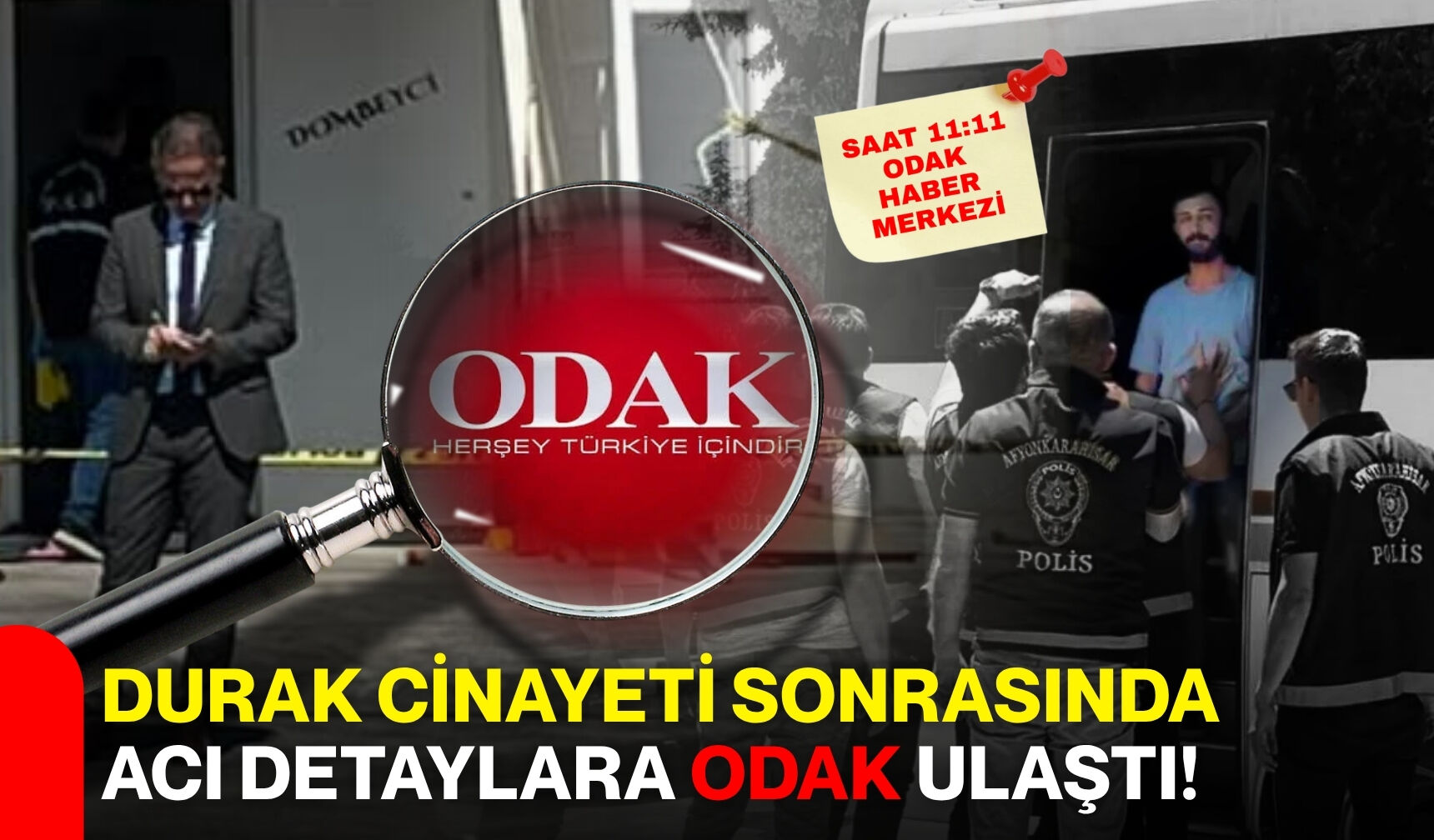 Durak cinayeti sonrasında acı detaylara ODAK ulaştı!