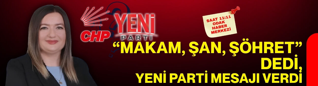“Makam, şan, şöhret” dedi, Yeni Parti mesajı verdi