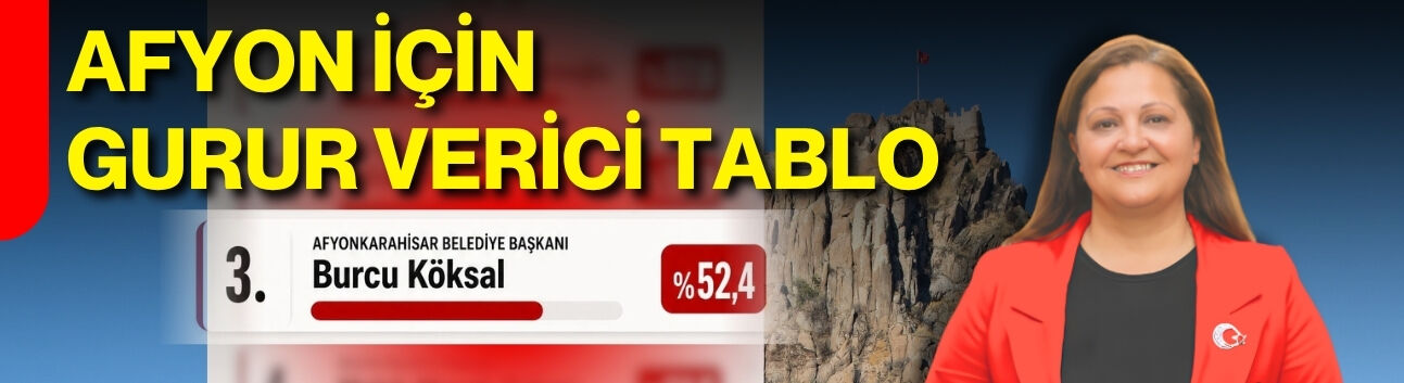 Afyon için gurur verici tablo