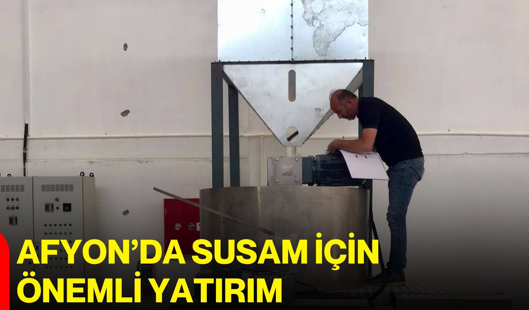 Afyon’da susam için önemli yatırım