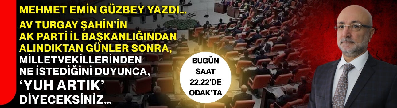 Mehmet Emin Güzbey yazdı…
