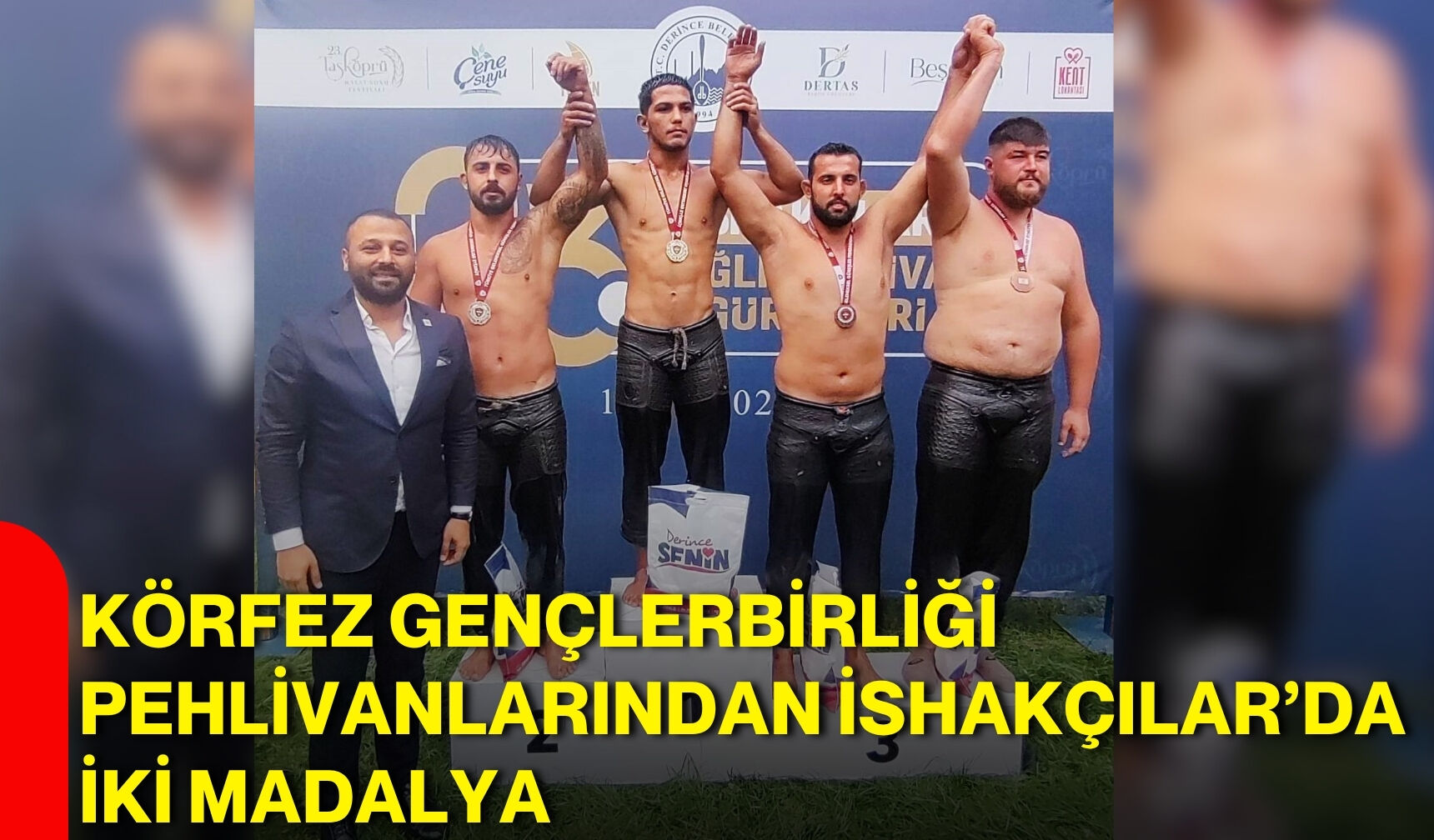 Körfez Gençlerbirliği pehlivanlarından İshakçılar’da iki madalya
