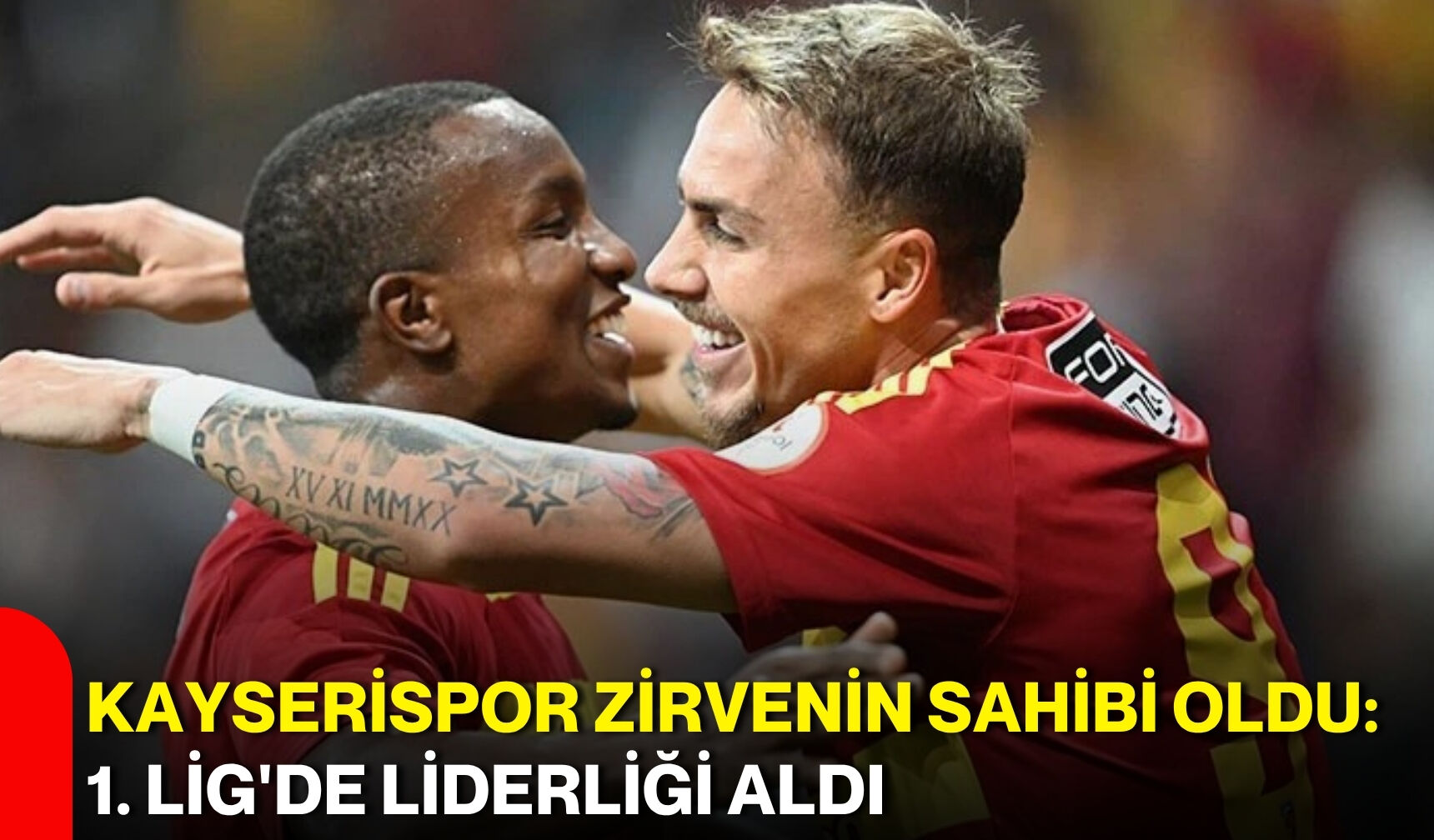 Kayserispor zirvenin sahibi oldu: 1. Lig'de liderliği aldı