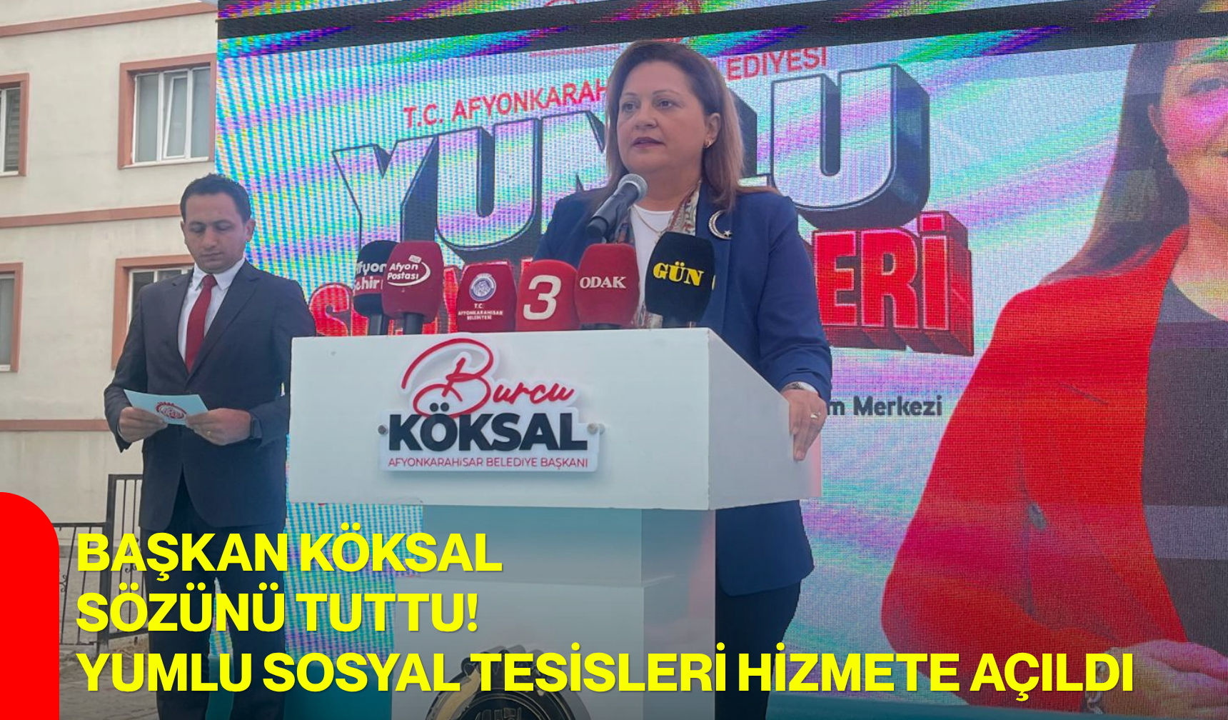 Başkan Köksal sözünü tuttu! Yumlu Sosyal Tesisleri hizmete açıldı