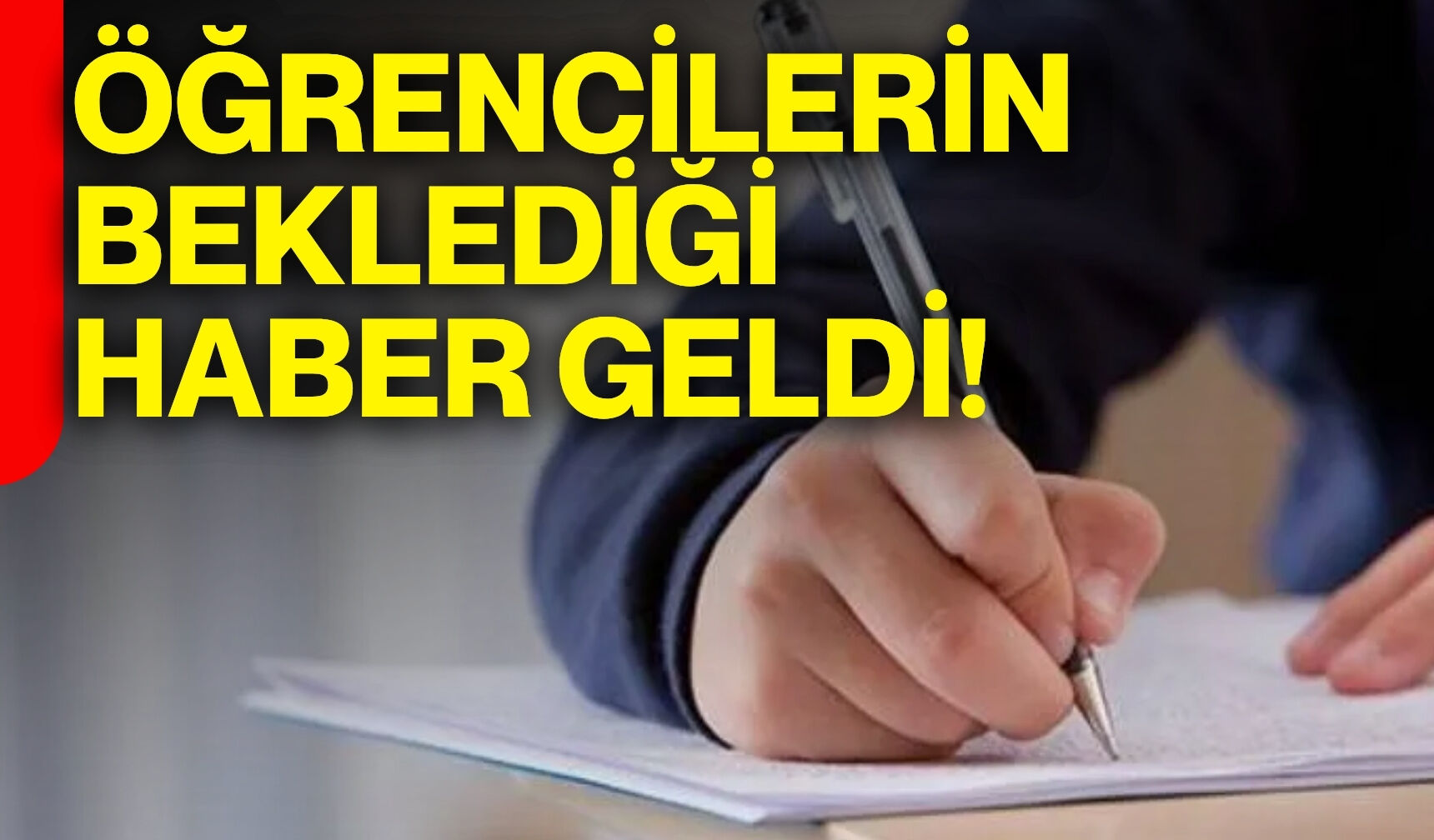 Öğrencilerin beklediği haber geldi!