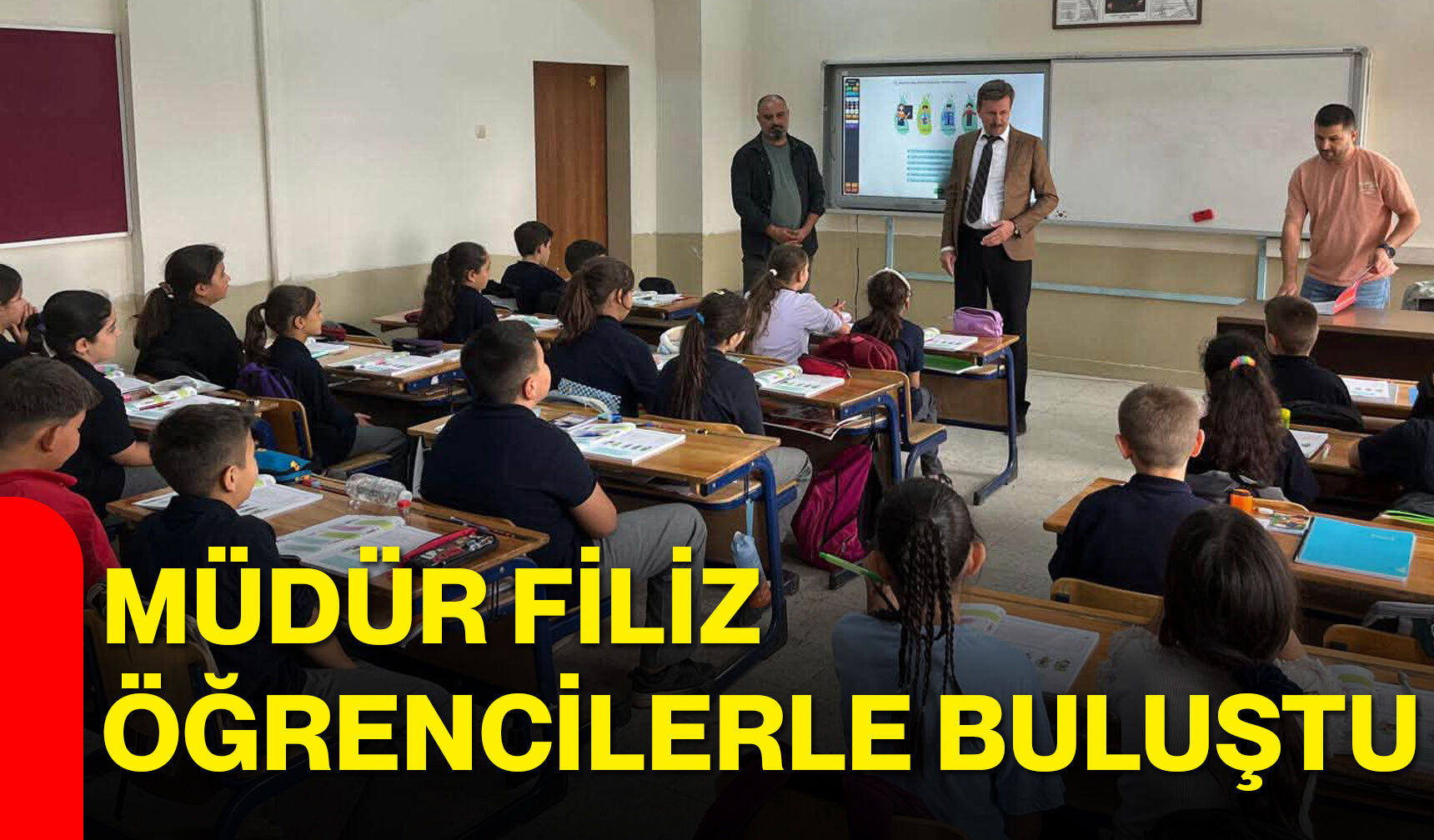 Müdür Filiz öğrencilerle buluştu