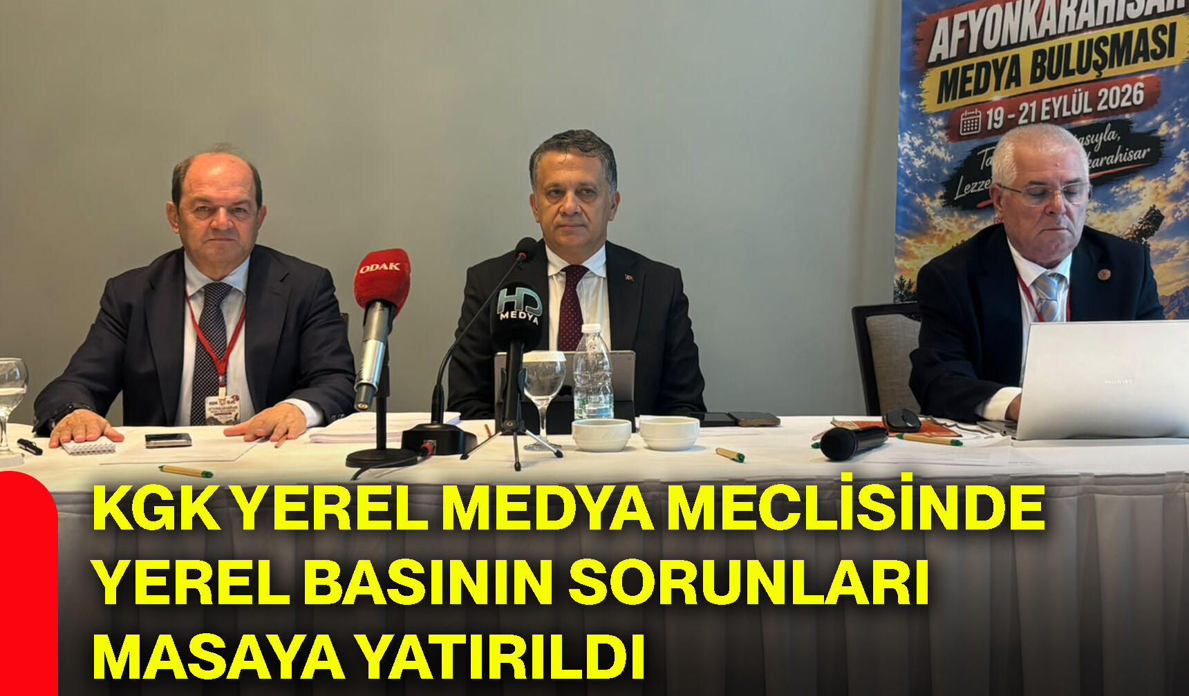 KGK Yerel Medya Meclisinde yerel basının sorunları masaya yatırıldı