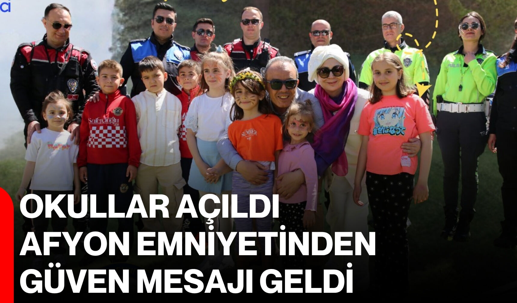 Okullar açıldı, Afyon Emniyetinden güven mesajı geldi