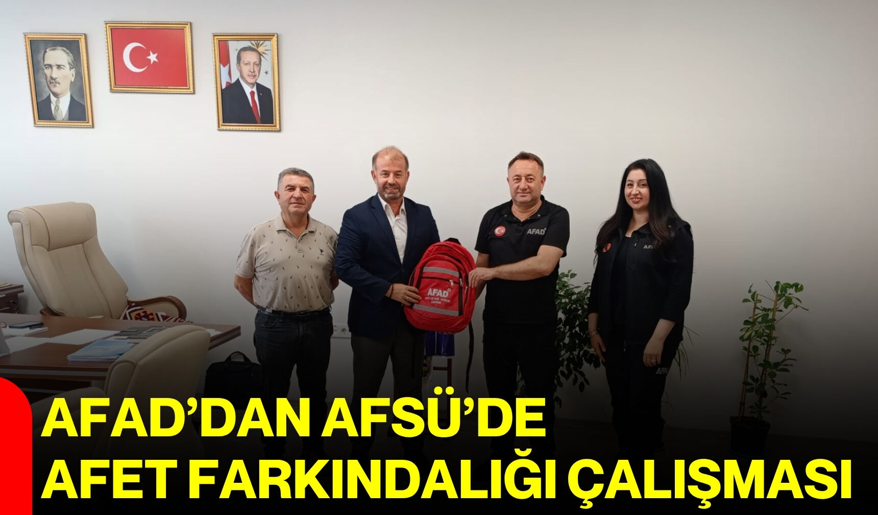 AFAD’dan AFSÜ’de afet farkındalığı çalışması