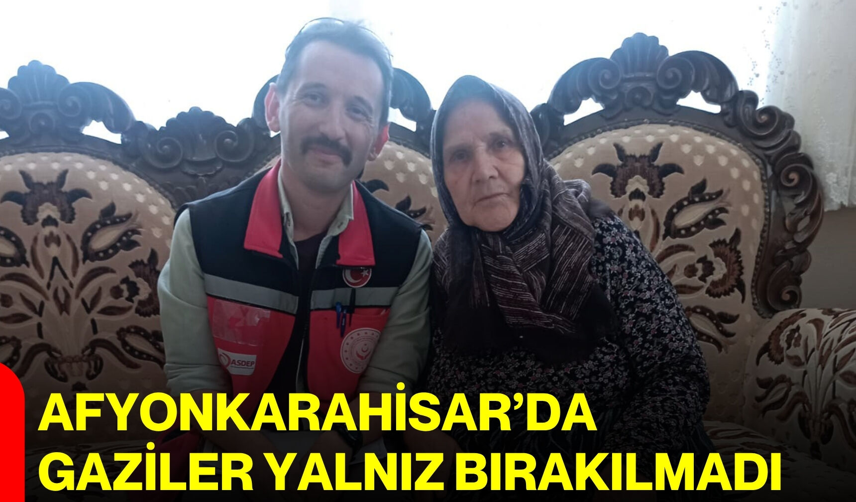 Afyonkarahisar’da gaziler yalnız bırakılmadı