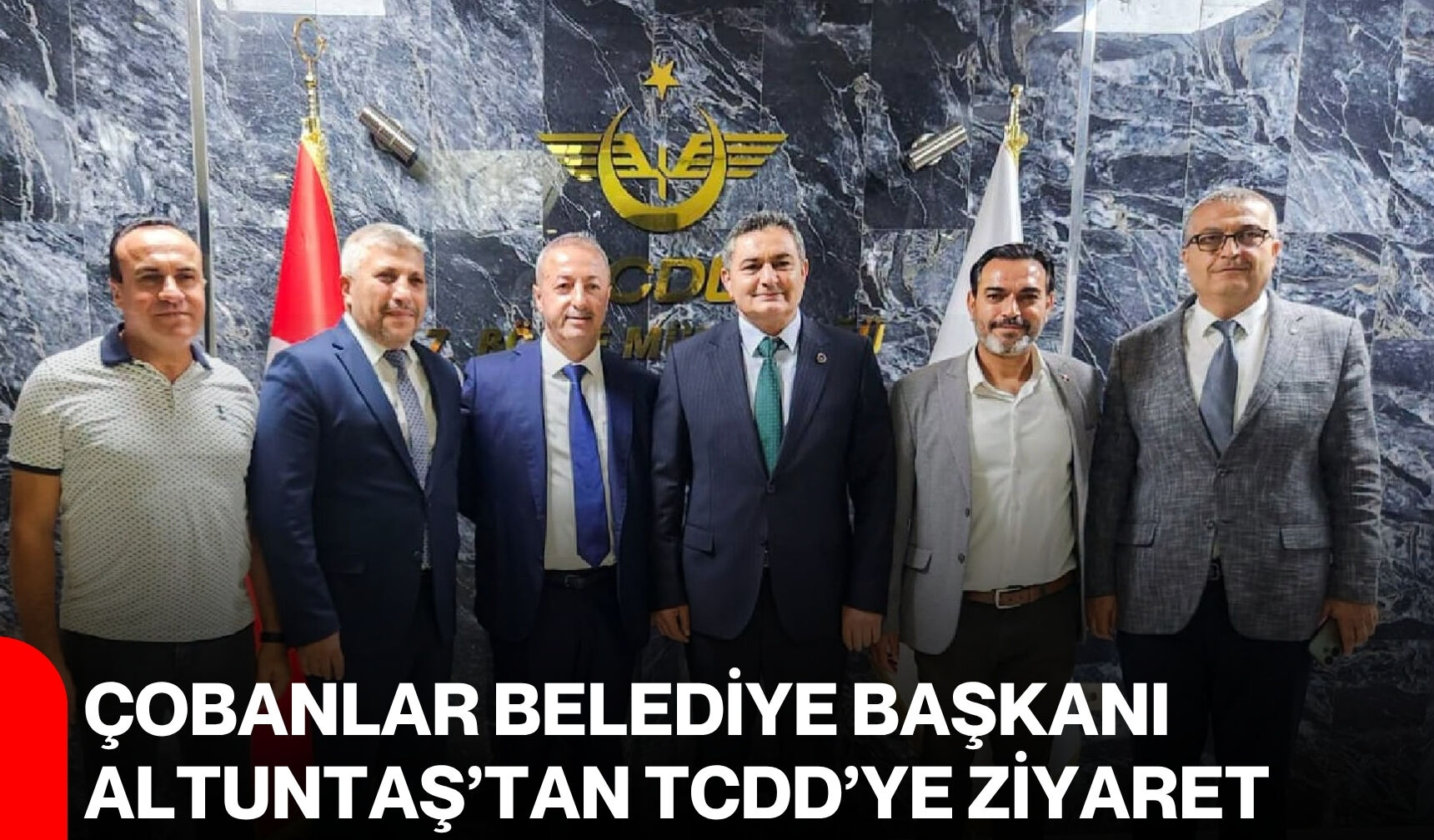 Çobanlar Belediye Başkanı Altuntaş’tan TCDD’ye ziyaret