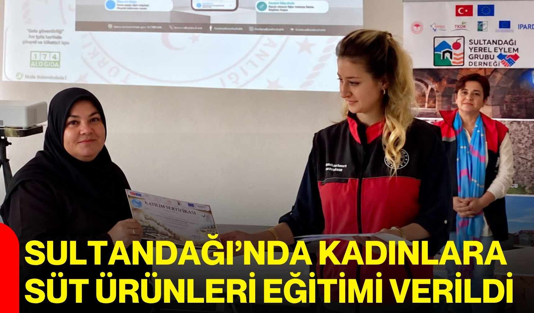 Sultandağı’nda kadınlara süt ürünleri eğitimi verildi
