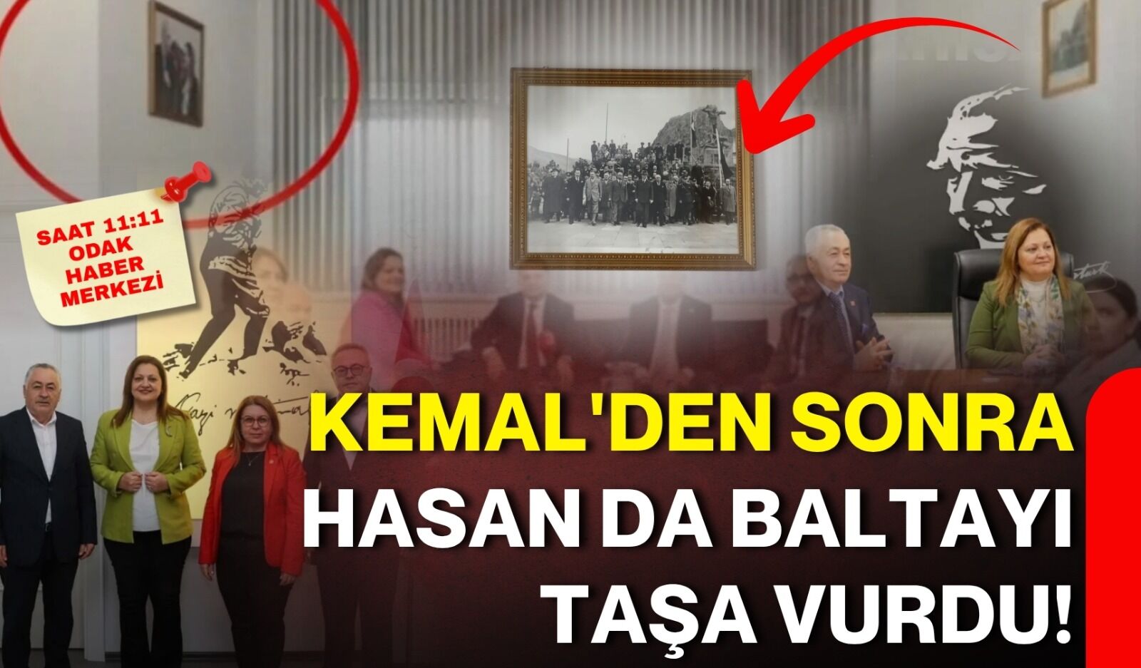 Kemal'den sonra Hasan da baltayı taşa vurdu!