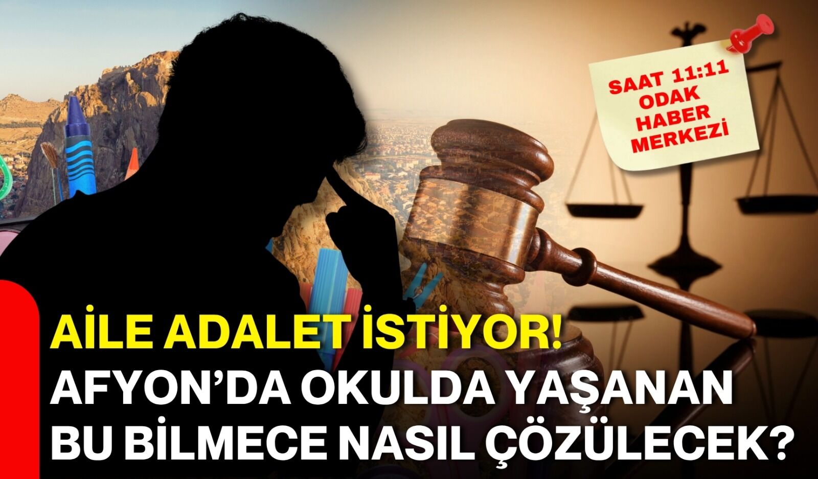 Aile adalet istiyor! Afyon’da okulda yaşanan bu bilmece nasıl çözülecek?