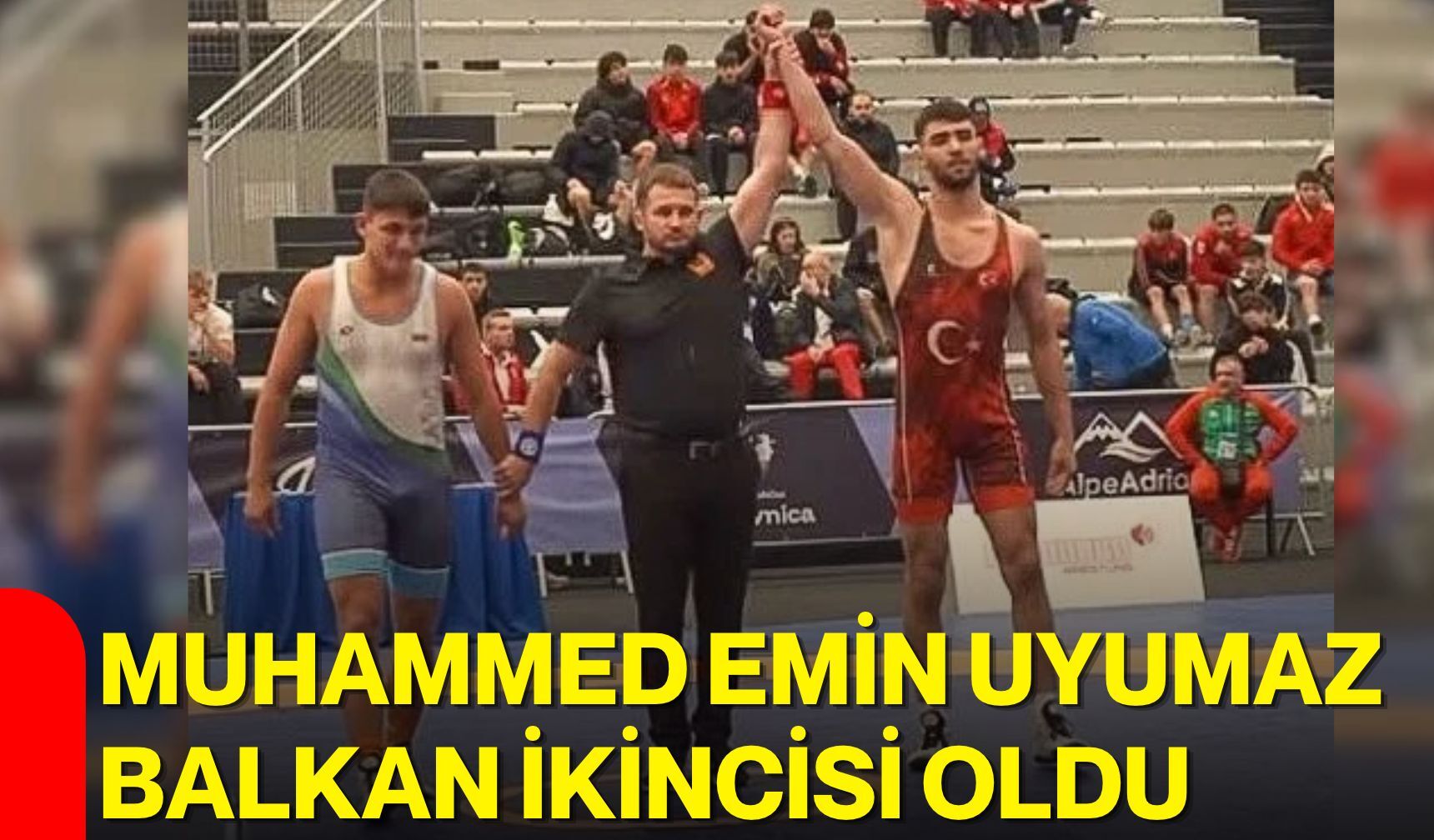 Muhammed Emin Uyumaz Balkan ikincisi oldu