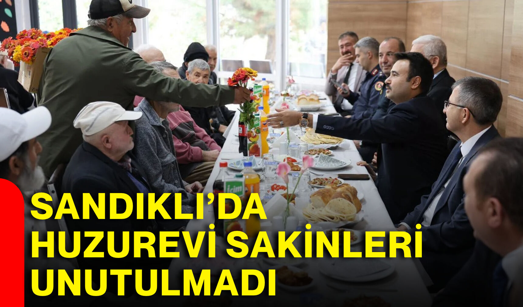 Sandıklı’da huzurevi sakinleri unutulmadı