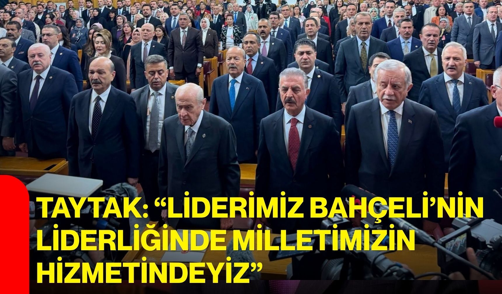 Taytak: “Liderimiz Bahçeli’nin liderliğinde milletimizin hizmetindeyiz”