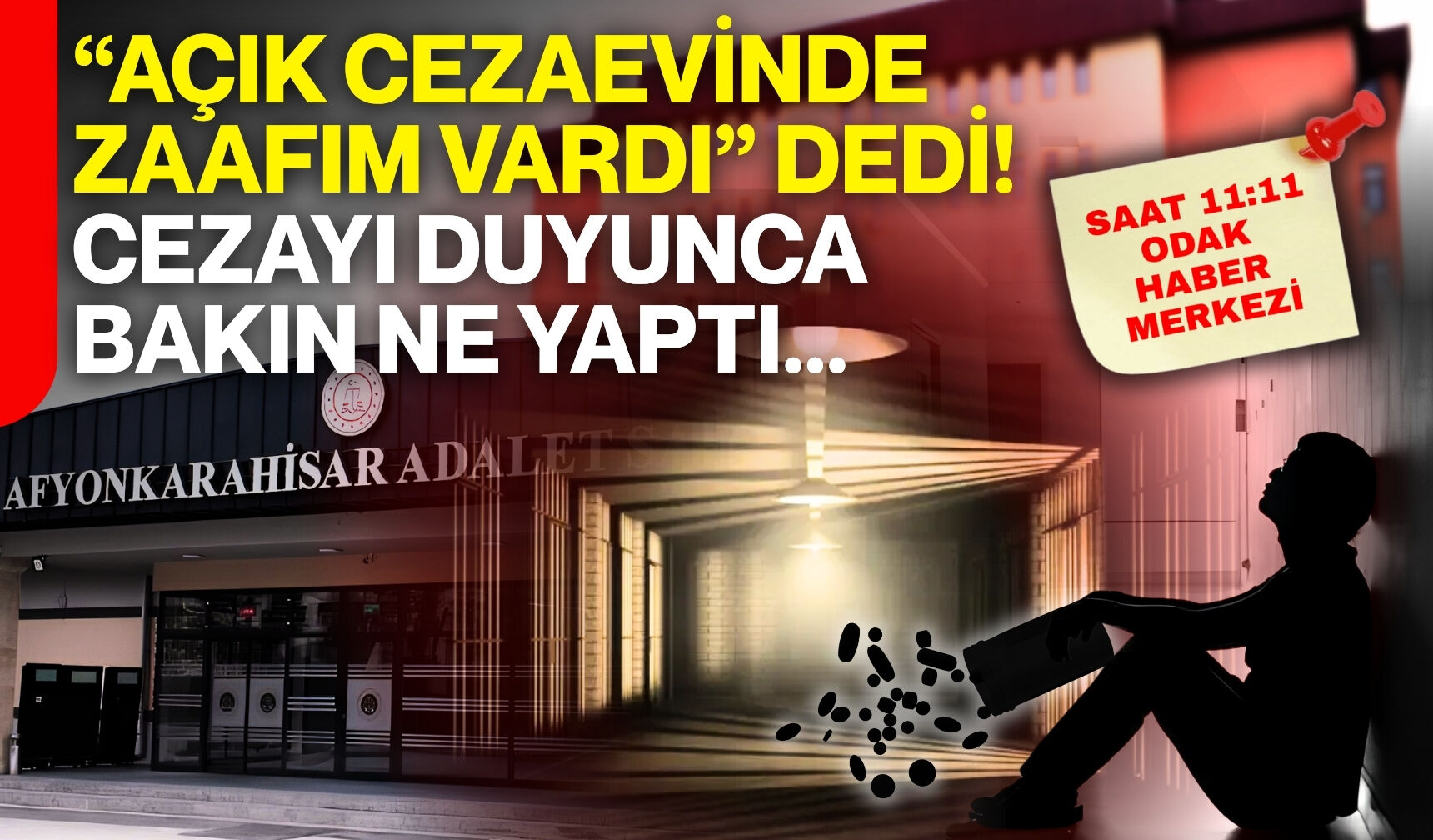 “Açık cezaevinde zaafım vardı” dedi! Cezayı duyunca bakın ne yaptı?