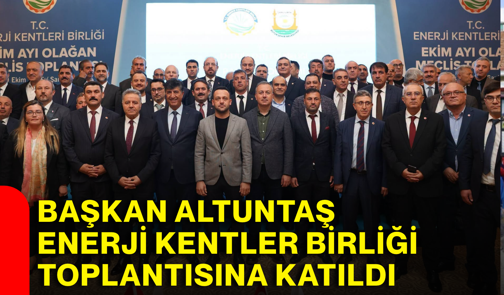 Başkan Altuntaş Enerji Kentler Birliği toplantısına katıldı
