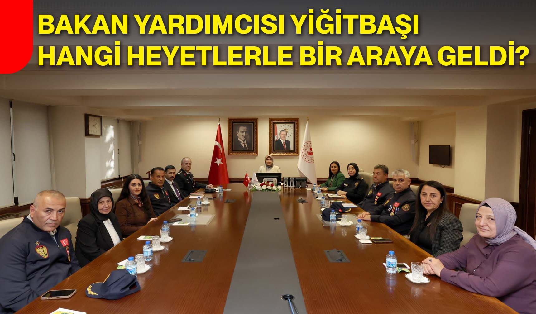 Bakan Yardımcısı Yiğitbaşı hangi heyetlerle bir araya geldi?