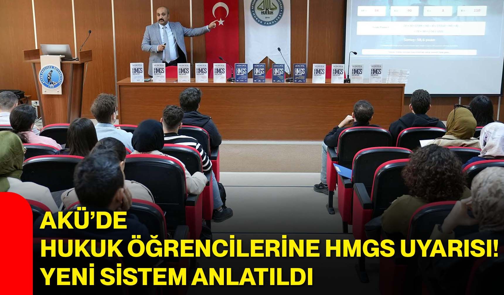 AKÜ’de hukuk öğrencilerine HMGS uyarısı! Yeni sistem anlatıldı