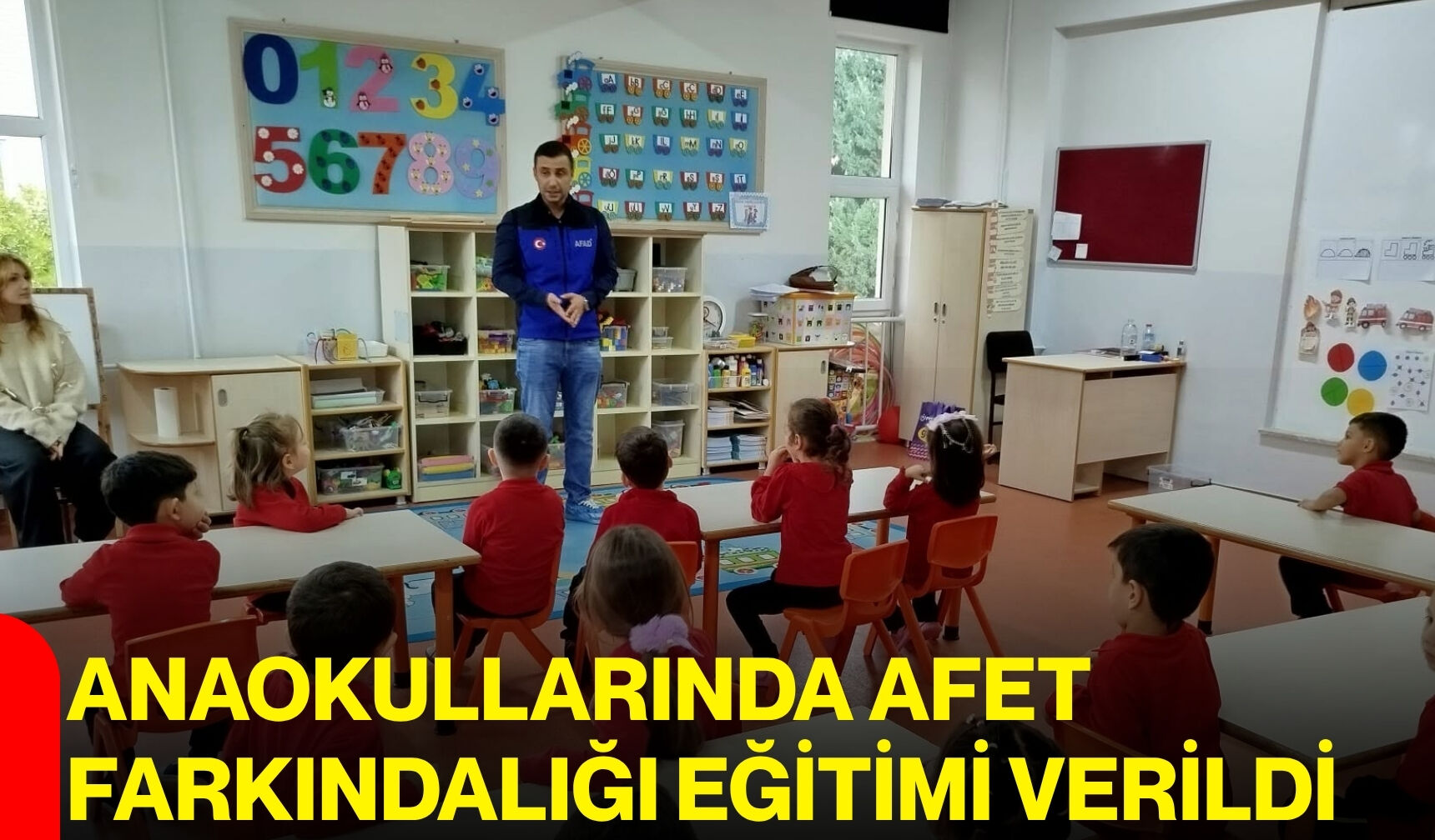 Anaokullarında afet farkındalığı eğitimi verildi