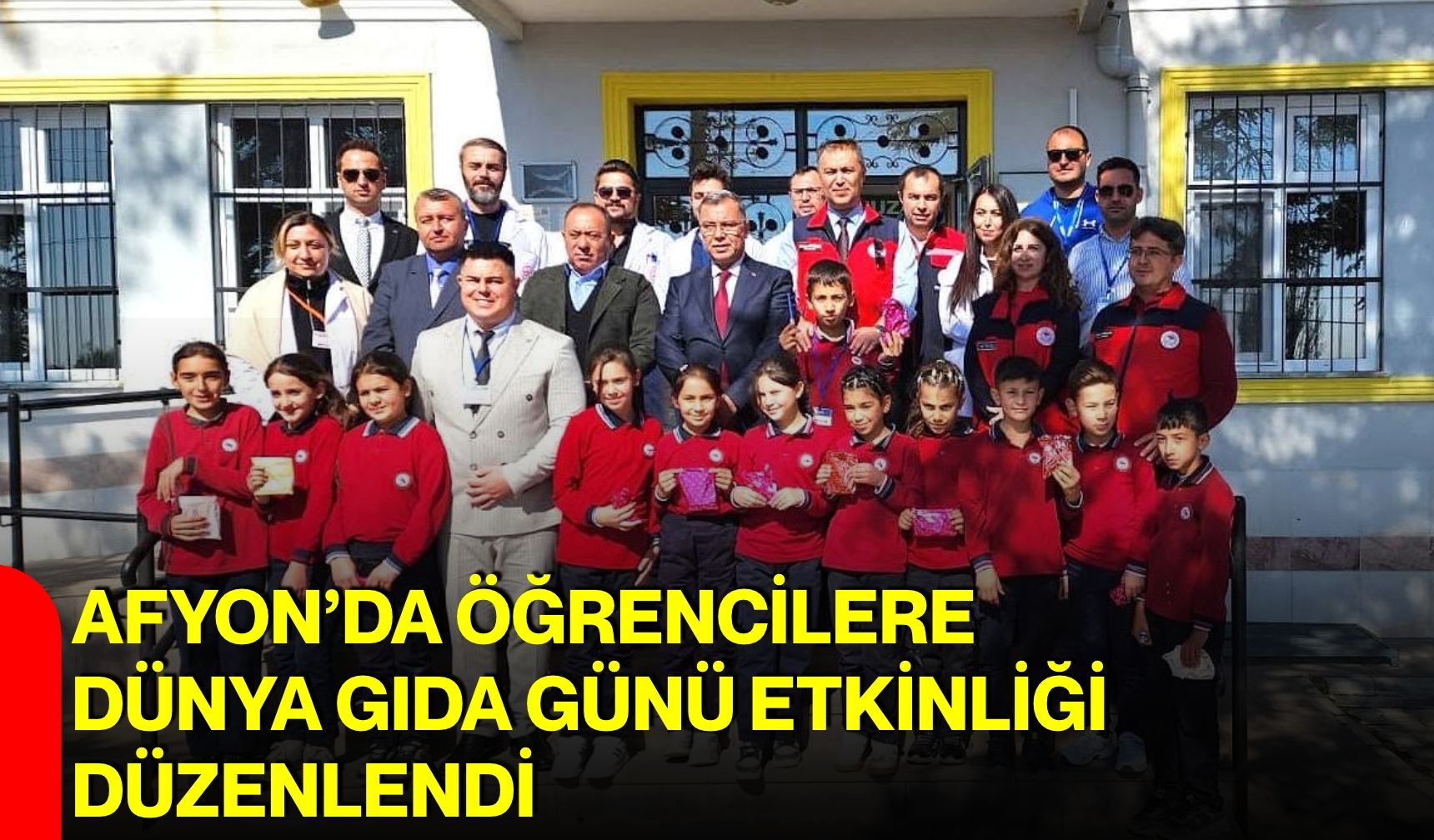 Afyon’da öğrencilere Dünya Gıda Günü Etkinliği düzenlendi