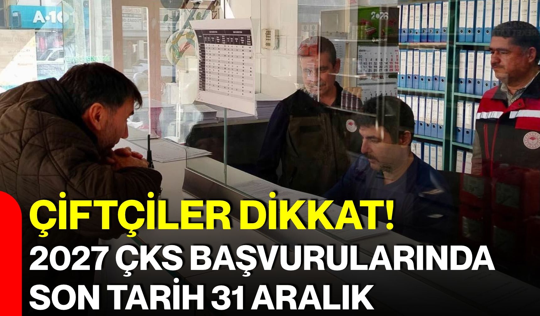 Çiftçiler dikkat! 2027 ÇKS başvurularında son tarih 31 Aralık