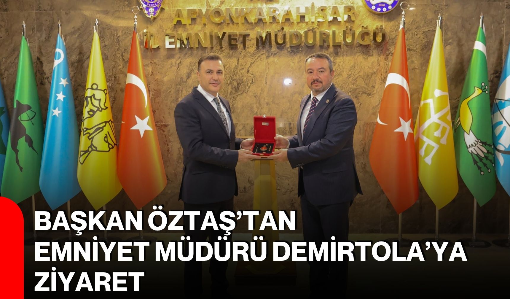 Başkan Öztaş’tan Emniyet Müdürü Demirtola’ya ziyaret