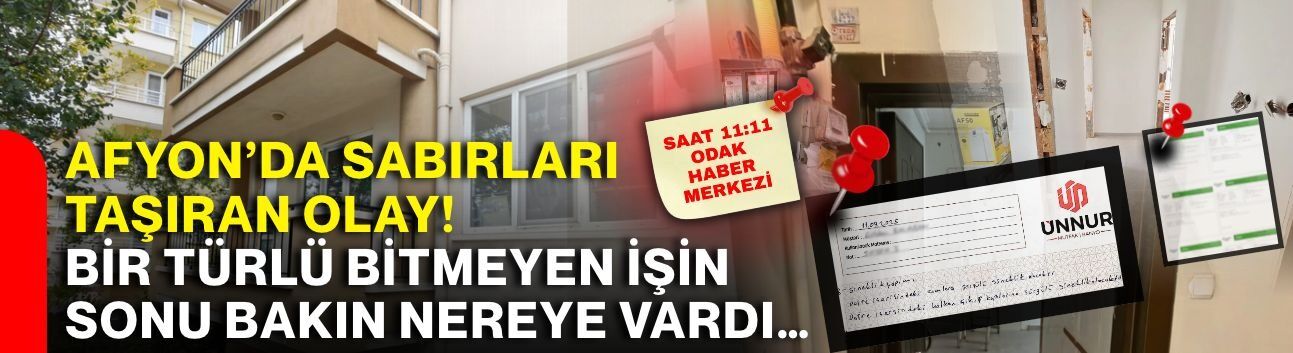 Afyon’da sabırları taşıran olay! Bir türlü bitmeyen işin sonu bakın nereye vardı…