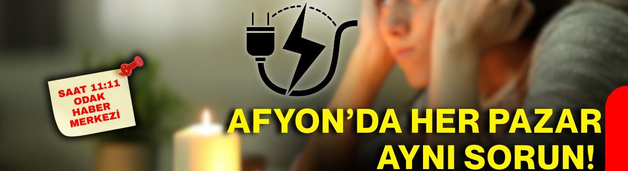Afyon’da her pazar aynı sorun!