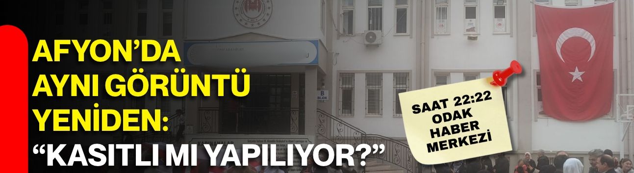 Afyon’da aynı görüntü yeniden: “Kasıtlı mı yapılıyor?”