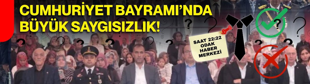 Cumhuriyet Bayramı’nda büyük saygısızlık!