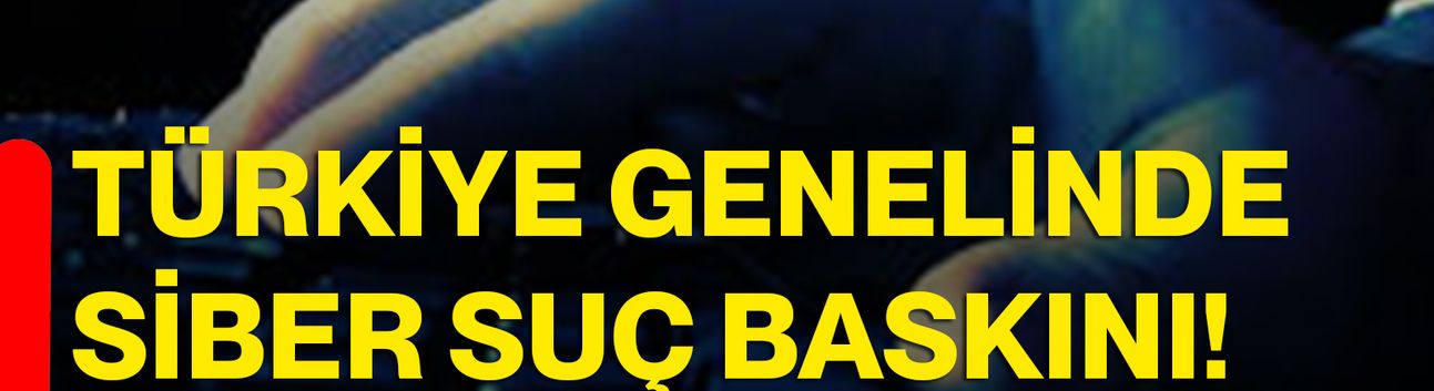 Türkiye genelinde siber suç baskını!