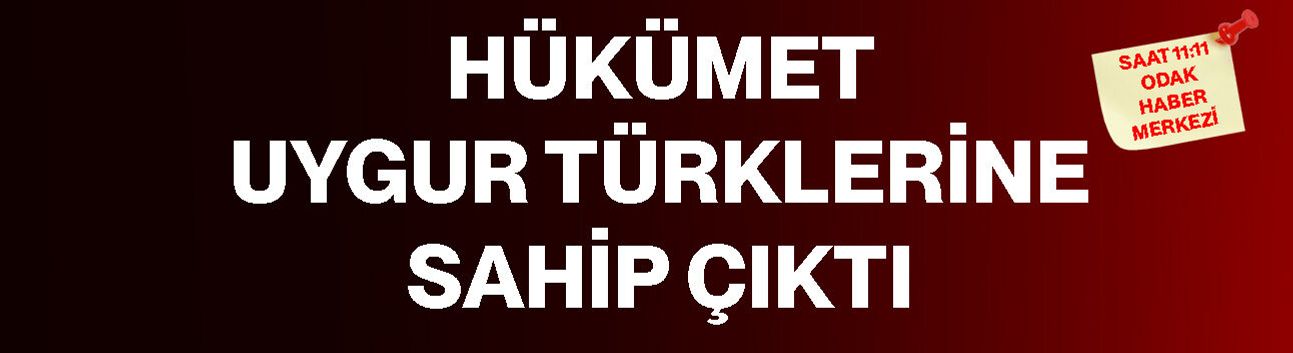 Hükümet Uygur Türklerine sahip çıktı