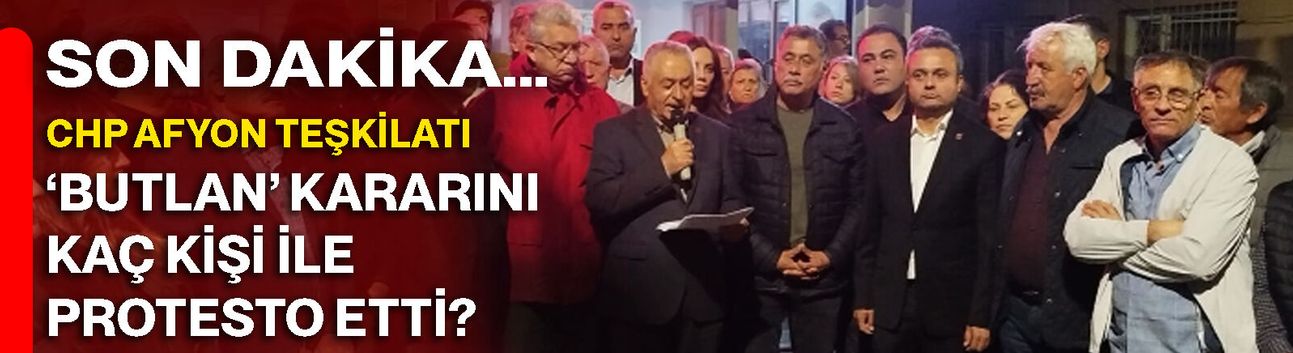 Cumhuriyet Halk Partisi Afyon Teşkilatı Dökülüyor !