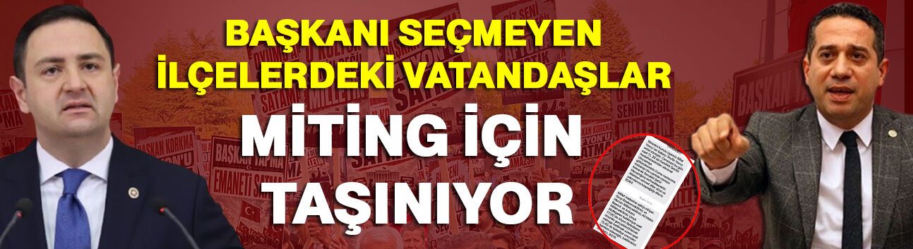 Başkanı seçmeyen ilçelerdeki vatandaşlar miting için taşınıyor